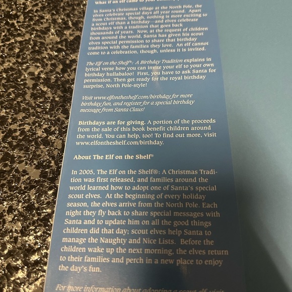 Elf on the Shelf A Birthday & Christmas Tradition HardCover 2 Children’s Books - Picture 6 of 9